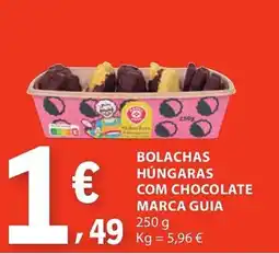 E.Leclerc Bolachas húngaras com chocolate marca guia promoção