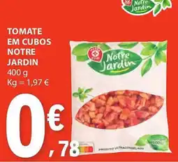 E.Leclerc Tomate em cubos notre jardin promoção