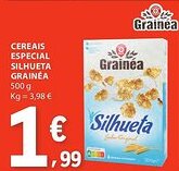 E.Leclerc Cereais especial silhueta grainéa promoção
