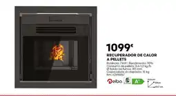 Bricomarché Recuperador de calor a pellets promoção