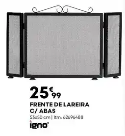 Bricomarché Frente de lareira c/ abas promoção