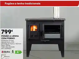 Bricomarché FOGÃO A LENHA COM FORNO promoção