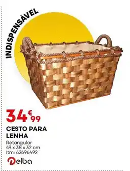 Bricomarché Cesto para lenha promoção