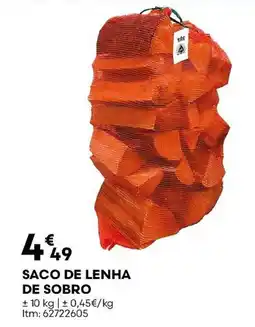 Bricomarché Saco de lenha de sobro promoção