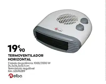 Termoventilador horizontal
