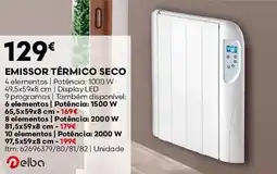 Bricomarché Emissor térmico seco promoção