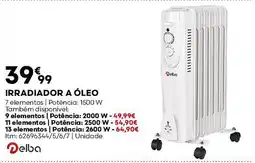 Bricomarché Irradiador a óleo promoção