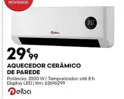 Bricomarché Aquecedor cerâmico de parede promoção