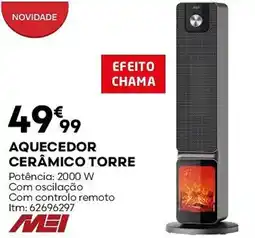 Bricomarché Aquecedor cerâmico torre promoção