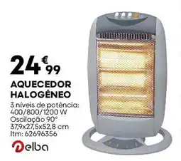 Bricomarché Aquecedor halogéneo promoção
