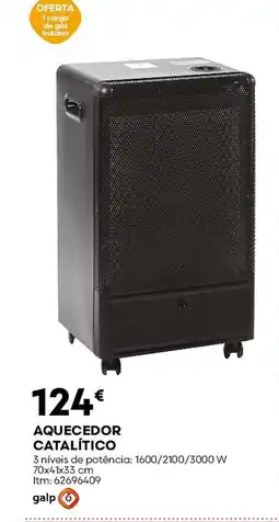 Bricomarché Aquecedor catalítico promoção