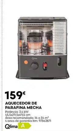 Bricomarché Aquecedor de parafina mecha promoção