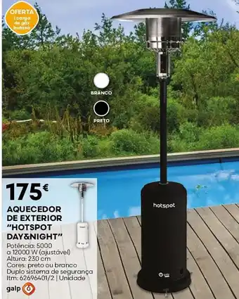 Aquecedor de exterior "hotspot day&night"