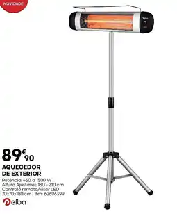 Bricomarché Aquecedor de exterior promoção