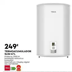Bricomarché Termoacumulador slim promoção