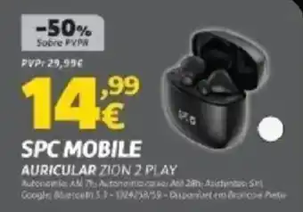 Radio Popular SPC mobile auricular promoção