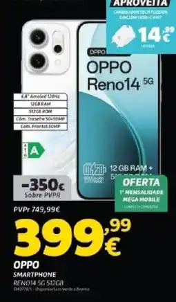 Radio Popular Oppo smartphone OPPO Reno14 5G promoção