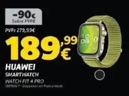 Radio Popular Huawei smartwatch watch fit 4 pro promoção
