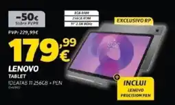 Radio Popular Lenovo tablet ideatab 11 256gb + pen promoção