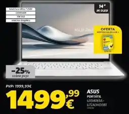 Radio Popular Asus portátil UX5406SA- U72AOHDBB1 promoção