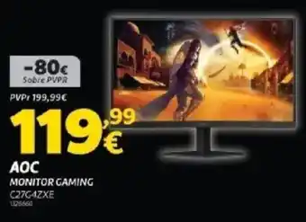 Radio Popular Aoc monitor gaming C27G4ZXE promoção