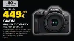 Radio Popular Canon maquina fografica promoção