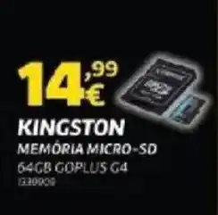 Radio Popular Kingston memória micro-sd promoção