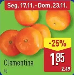 ALDI Clementina promoção
