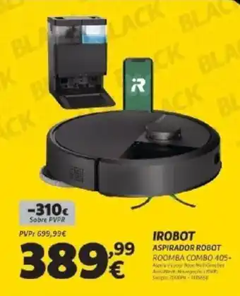 Radio Popular Irobot Aspirador robot promoção