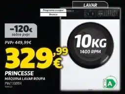 Radio Popular Princesse maquina lavar roupa promoção