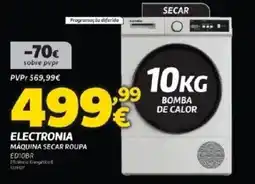 Radio Popular Electronia máquina secar roupa promoção