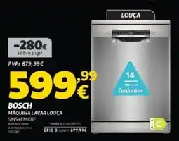 Radio Popular Bosch máquina lavar louça promoção