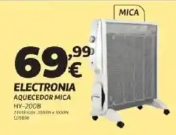 Radio Popular Electronia aquecedor mica promoção