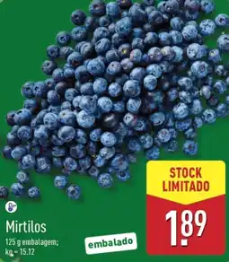 ALDI Mirtilos promoção