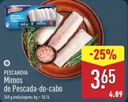 ALDI PESCANOVA Mimos de Pescada Cabo promoção