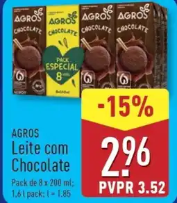 ALDI AGROS Leite com Chocolate promoção