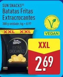 ALDI SUN SNACKS Batatas Fritas Extracrocantes promoção