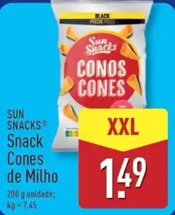 ALDI SUN SNACKS Snack Cones de Milho promoção
