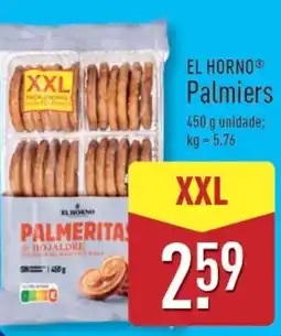 ALDI EL HORNO Palmiers XXL promoção