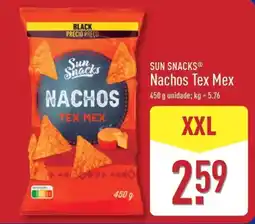 ALDI SUN SNACKS Nachos Tex Mex promoção