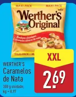 ALDI WERTHER'S Caramelos de Nata promoção