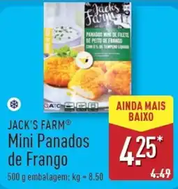 ALDI JACK'S FARM Mini Panados de Frango promoção