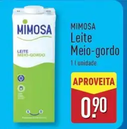 ALDI MIMOSA Leite Meio-gordo promoção