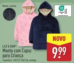 ALDI LILY & DAN Manta com Capuz para Criança promoção