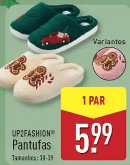 ALDI UP2FASHION Pantufas promoção