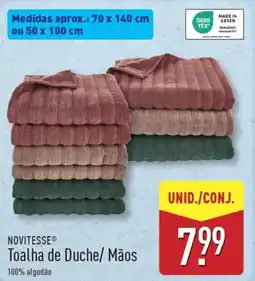 ALDI NOVITESSE Toalha de Duche/ Mãos promoção