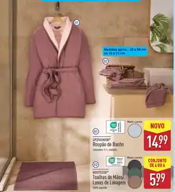 ALDI NOVITESSE Toalhas de Mãos/ Luvas de Lavagem promoção