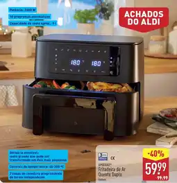 ALDI AMBIANO Fritadeira de Ar Quente Dupla promoção