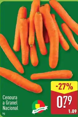ALDI Cenoura a Granel Nacional promoção