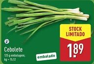 ALDI Cebolete promoção